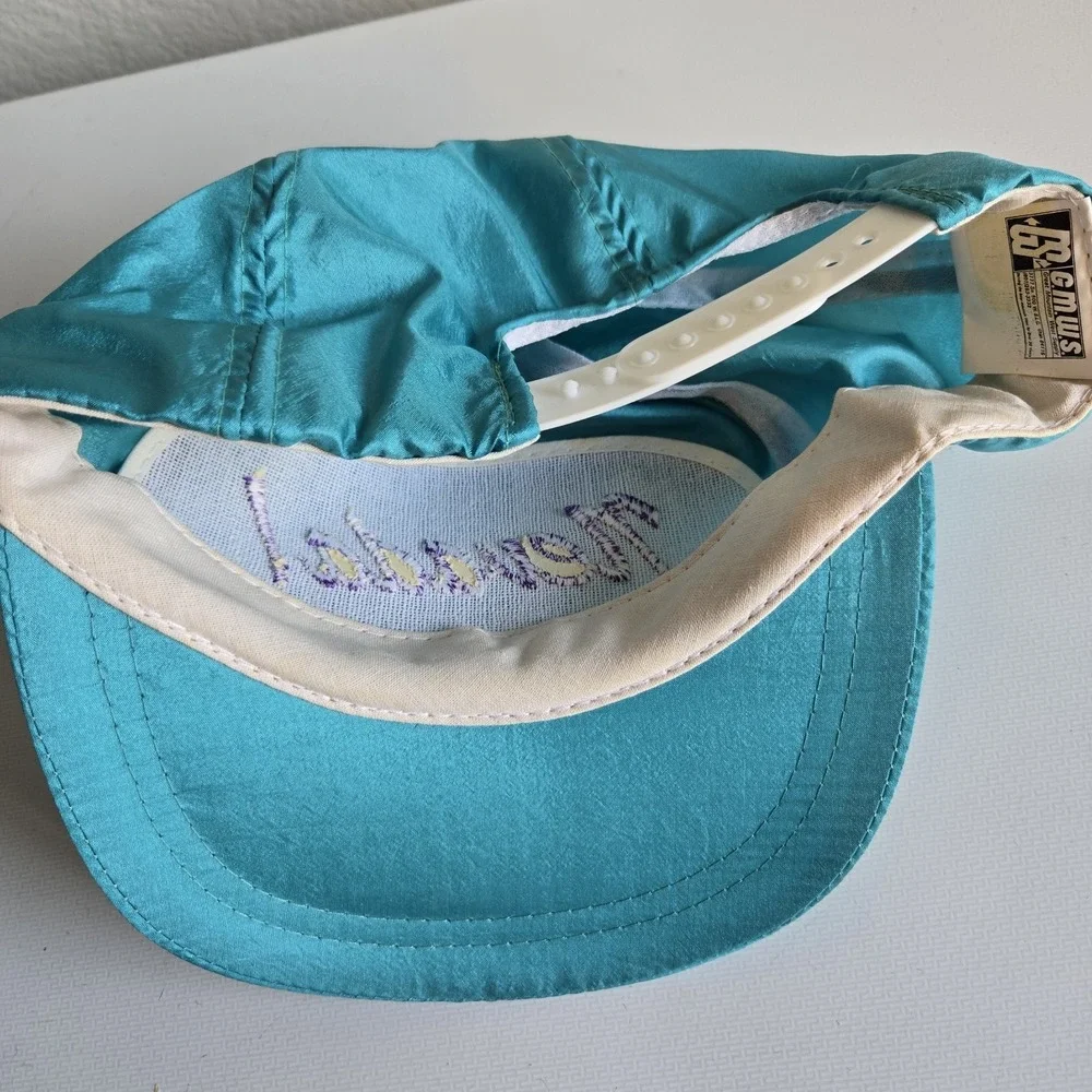 Vintage‎ Great Mountain West Supply Nevada 90's Hat Teal Purple Snapback
